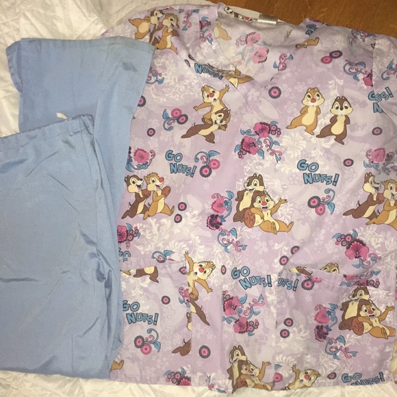 Small scrub top and bottom - Picture 1 of 3